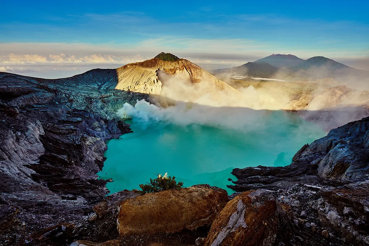 Ijen Crater Blue Fire