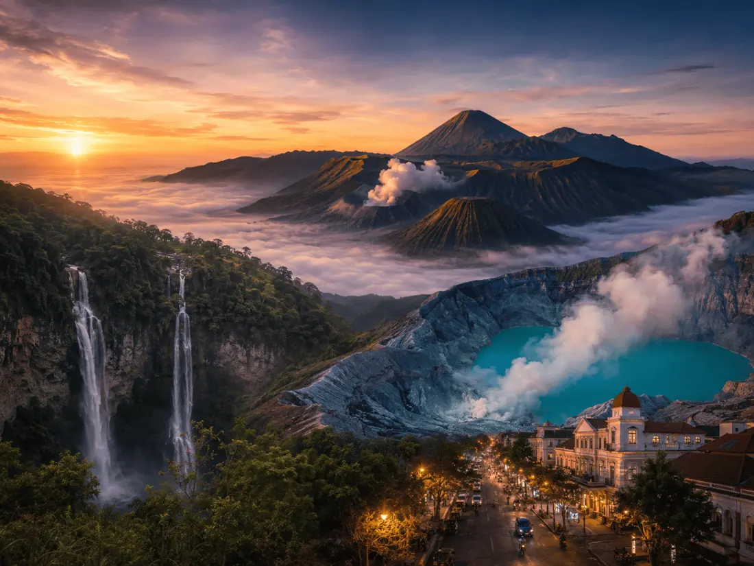 5D4N Sewu - Bromo - Lovina - Penida