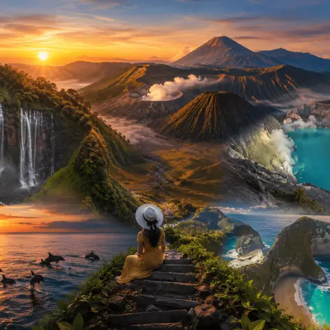 6D5N Sewu - Bromo - Ijen - Lovina - Penida