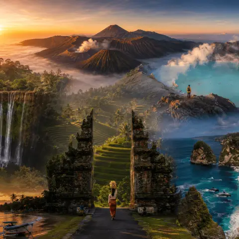 7D6N Sewu - Bromo - Ijen - Lovina - Ubud - Penida